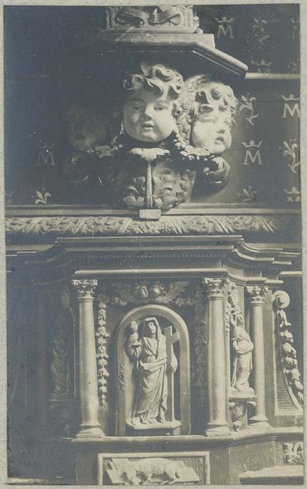 tabernacle du retable de la chapelle de la Vierge