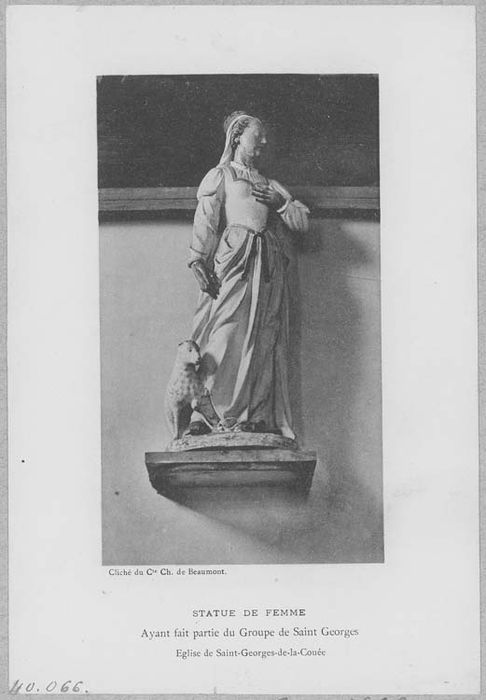 Statue : La Fille du roi de Cappadoce