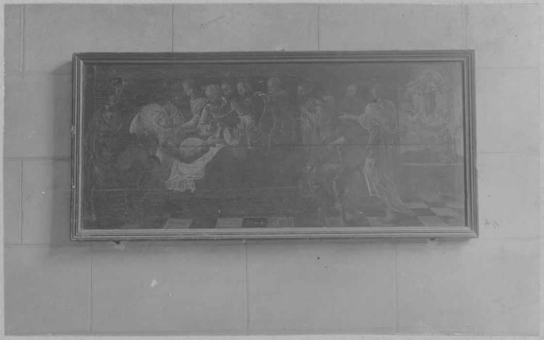 tableau (panneau peint) : La Mort de la Vierge, L'Assomption