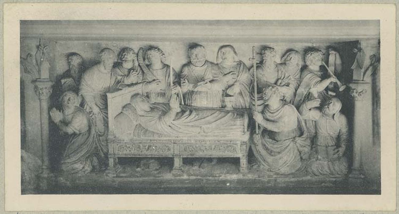 bas-relief : La Mort de la Vierge