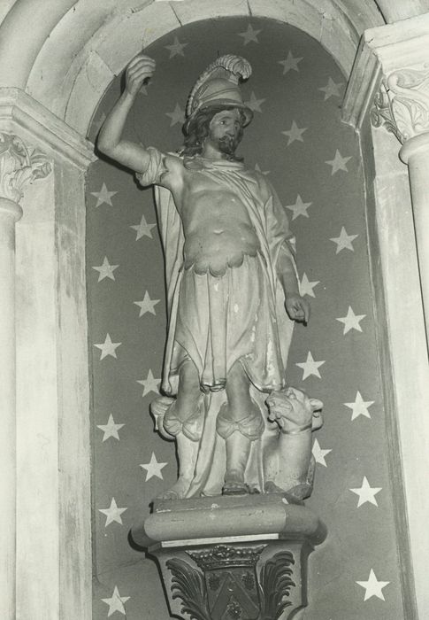 statue : Saint Georges terrassant le dragon - © Ministère de la Culture (France), Médiathèque du patrimoine et de la photographie, diffusion RMN-GP