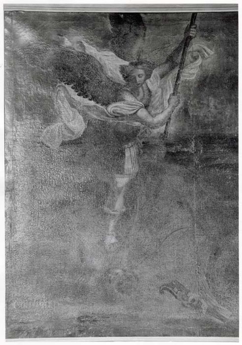 tableau : Saint Michel terrassant le dragon - © Ministère de la Culture (France), Médiathèque du patrimoine et de la photographie, diffusion GrandPalaisRmn Photo