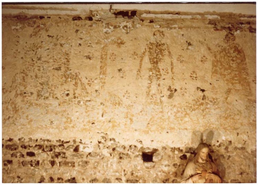 peinture monumentale : Dict des trois morts et des trois vifs - © Ministère de la Culture (France), Médiathèque du patrimoine et de la photographie, diffusion GrandPalaisRmn Photo