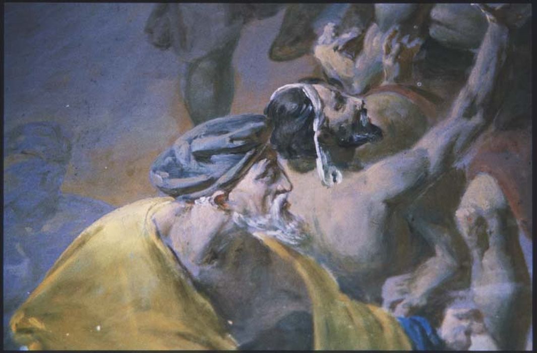 tableau (esquisse) : Descente de Croix