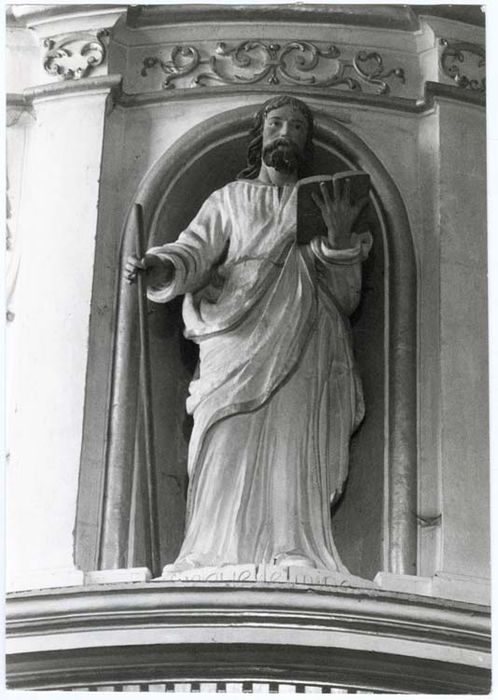 statue : saint Jacques le Mineur, retable latéral nord