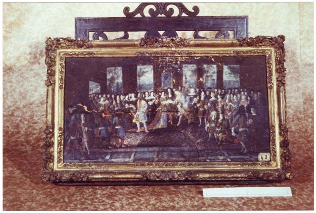 tableau et son cadre : Scène de mariage princier