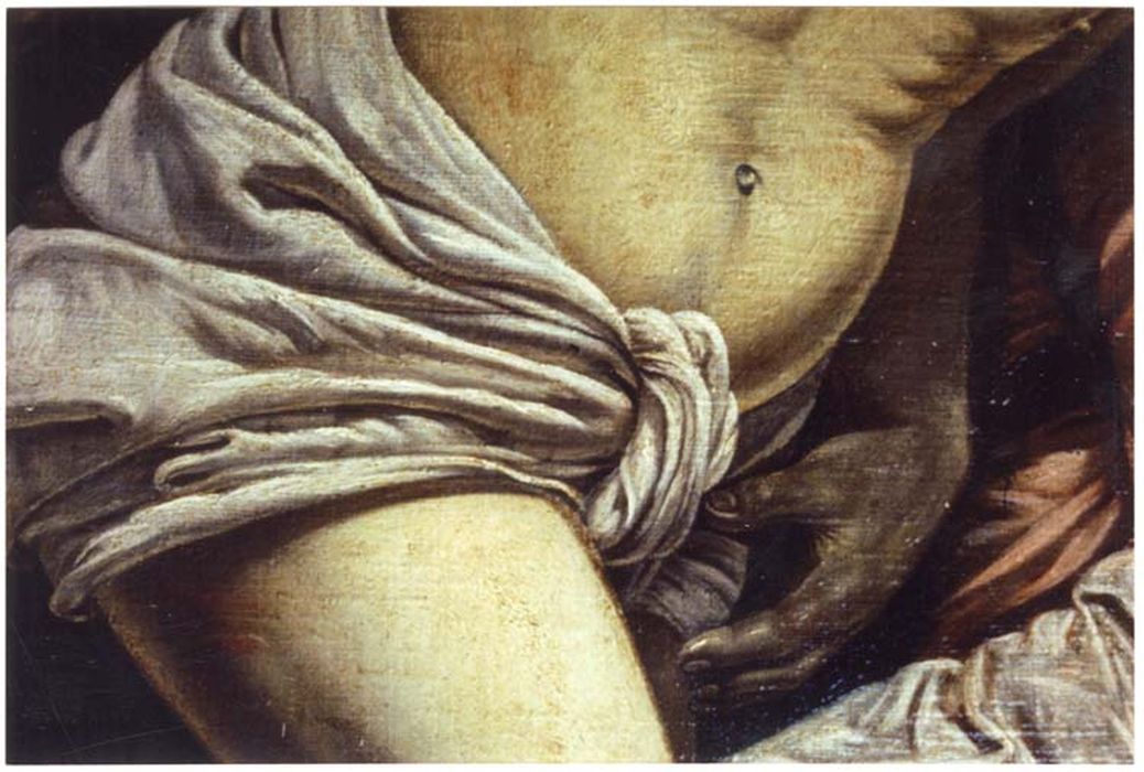 tableau : Vierge de Pitié, détail - © Ministère de la Culture (France), Médiathèque du patrimoine et de la photographie, diffusion GrandPalaisRmn Photo