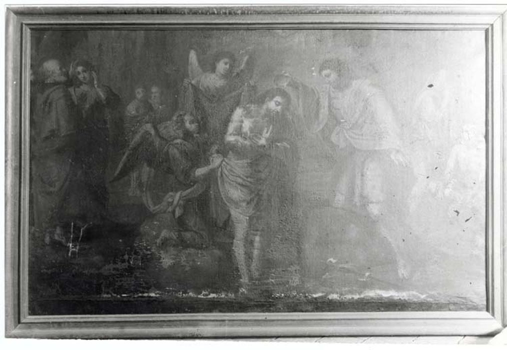 tableau et son cadre : Baptême du Christ - © Ministère de la Culture (France), Médiathèque du patrimoine et de la photographie, diffusion GrandPalaisRmn Photo