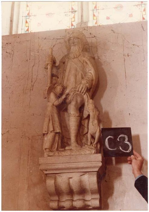 groupe sculpté : Saint Roch - © Ministère de la Culture (France), Médiathèque du patrimoine et de la photographie, diffusion GrandPalaisRmn Photo