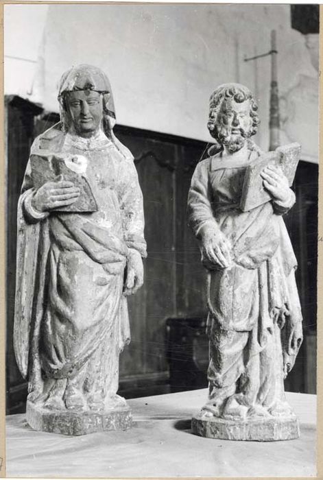 deux statues (statuettes) : Saints personnages - © Ministère de la Culture (France), Médiathèque du patrimoine et de la photographie, diffusion GrandPalaisRmn Photo