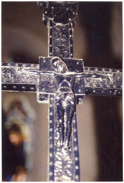 croix de procession, détail