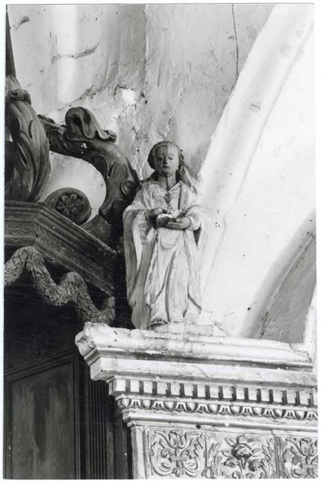 statue : Vierge enfant, retable de Saint-Sébastien