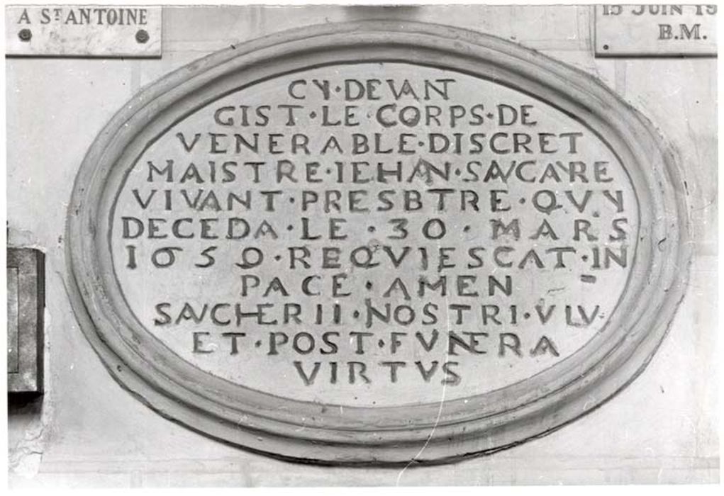 dalle funéraire