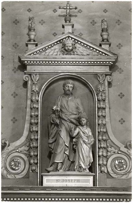 statue : saint Joseph et l'Enfant Jésus