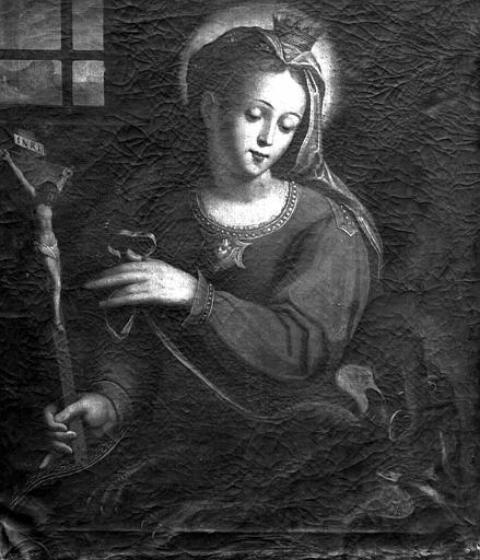 Sainte Marguerite, peinture sur toile