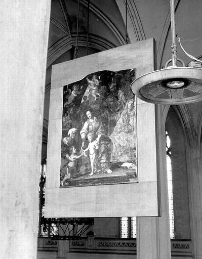 La Vierge, l'Enfant, sainte Anne et saint jean-Baptiste, peinture sur toile - © Ministère de la Culture (France), Médiathèque du patrimoine et de la photographie, diffusion RMN-GP