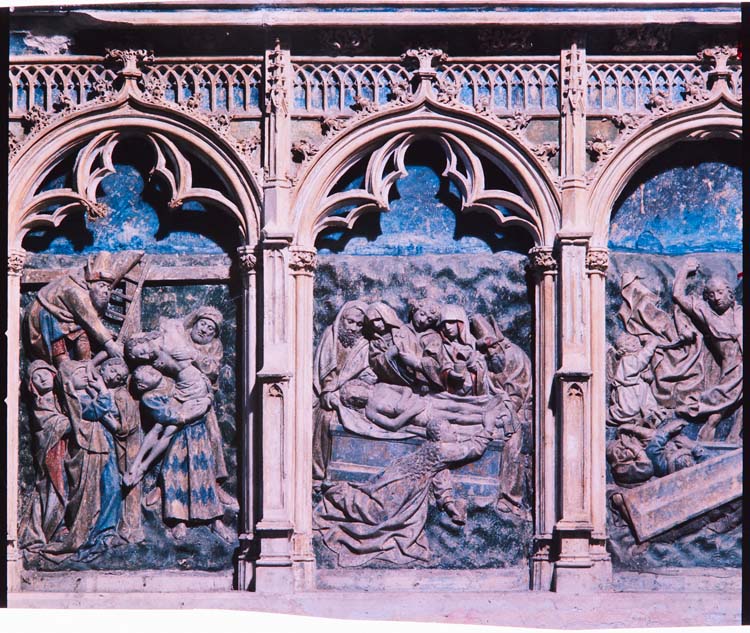 Retable, détail