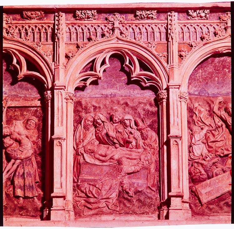 Retable, détail