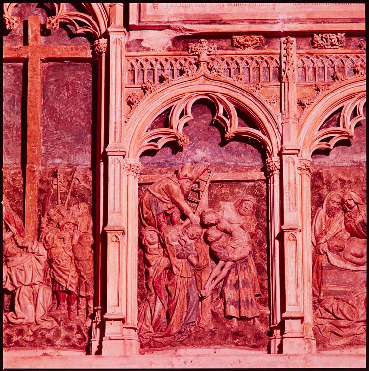Retable, détail