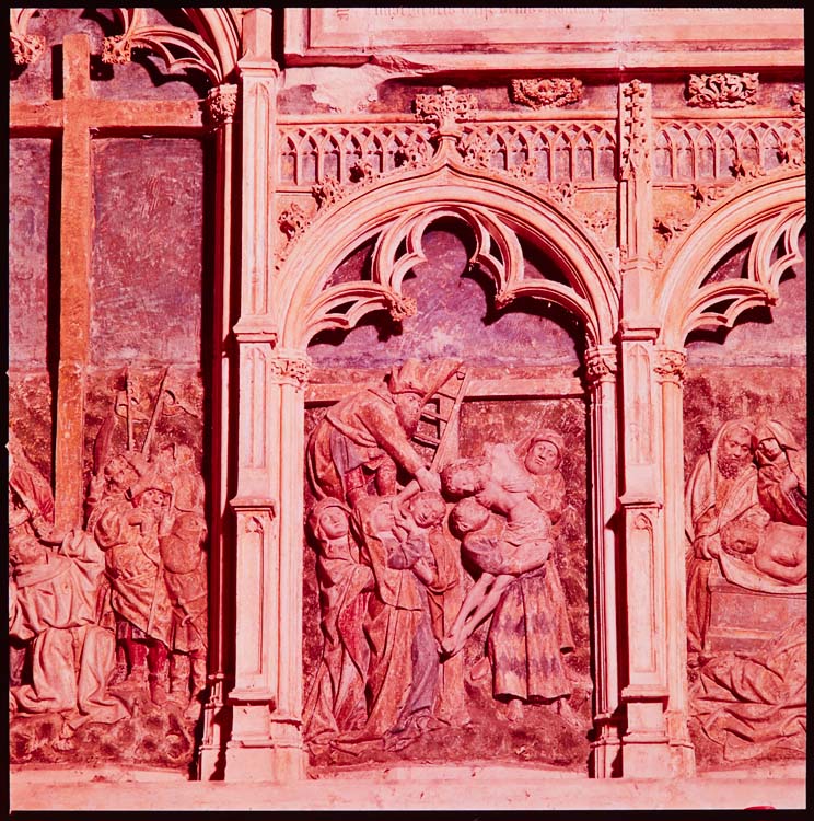 Retable, détail