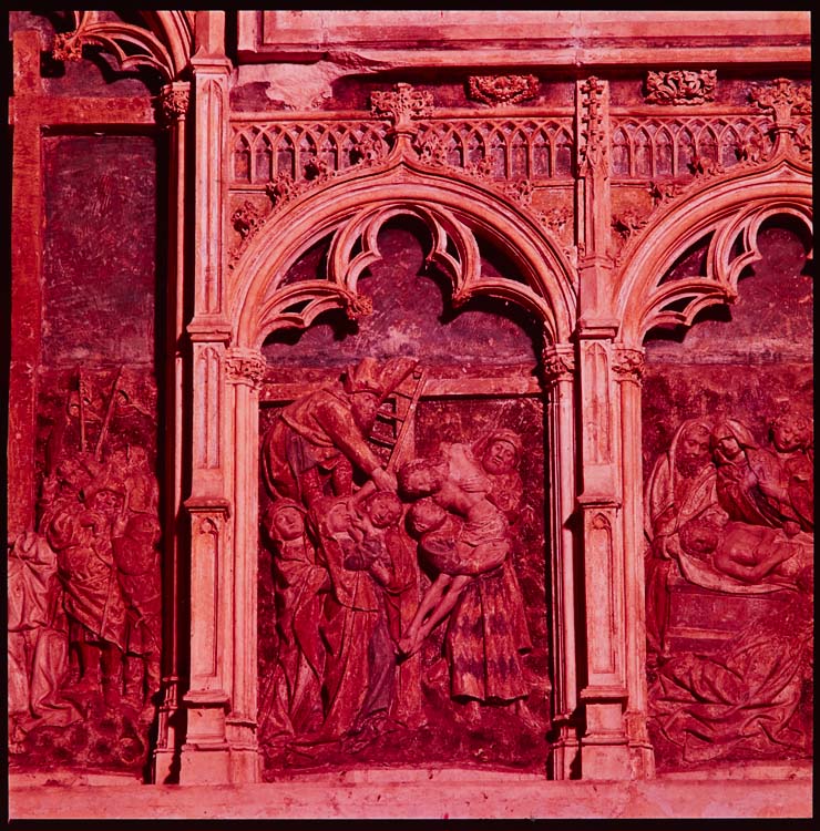 Retable, détail