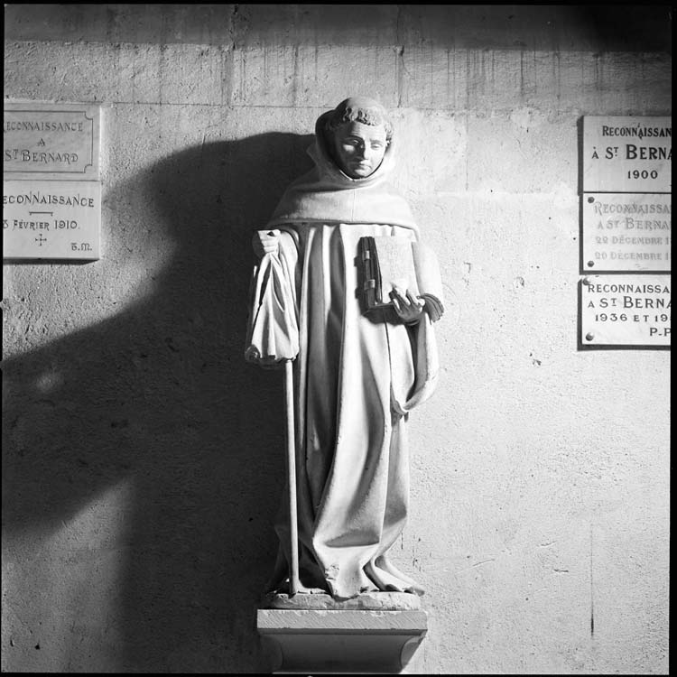 Statue : saint Bernard