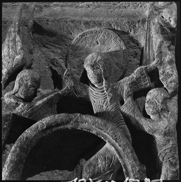 Bas-relief : Assomption de la Vierge, détail
