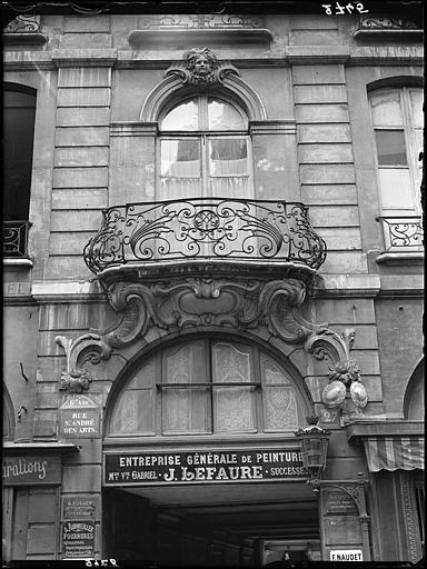 Balcon de la façade sur rue