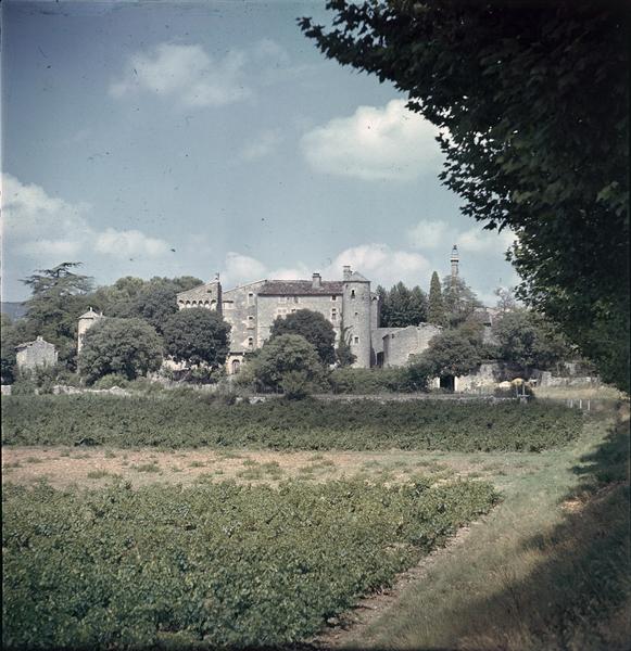 Façade et tourelle sur jardin