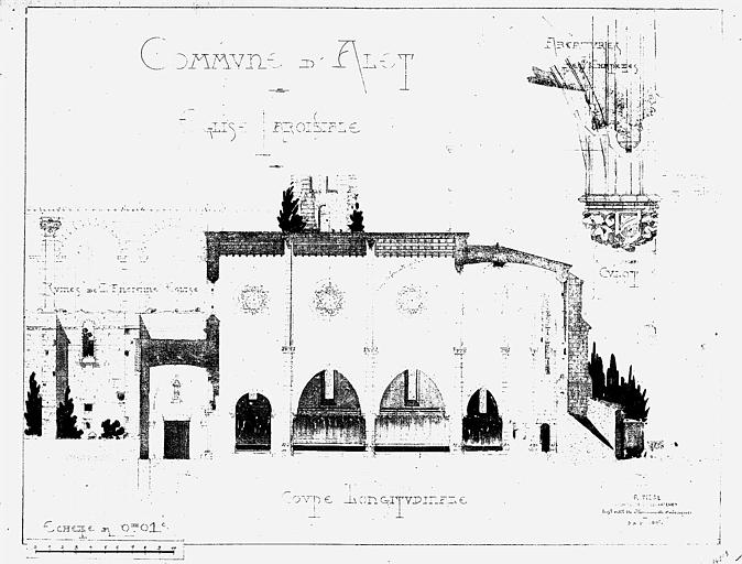 Coupe longitudinale