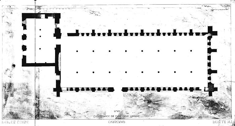 Plan de l'ancienne infirmerie