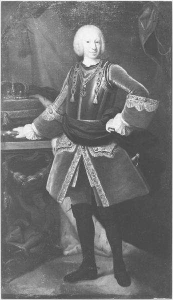 tableau : portrait de Charles Emmanuel III de Sardaigne, vue générale - © Ministère de la Culture (France), Médiathèque du patrimoine et de la photographie (objets mobiliers), tous droits réservés