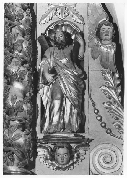 autel de la Vierge, retable, statues, Saint André - © Ministère de la Culture (France), Médiathèque du patrimoine et de la photographie (objets mobiliers), tous droits réservés