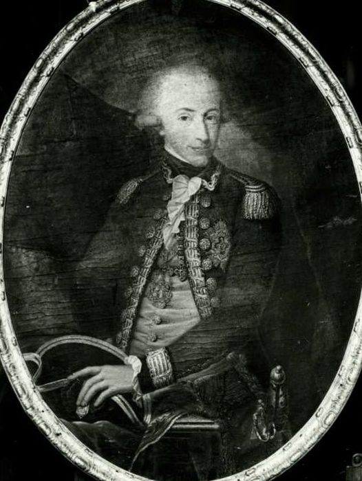 tableau : portrait du roi de Sardaigne Victor Emmanuel Ier