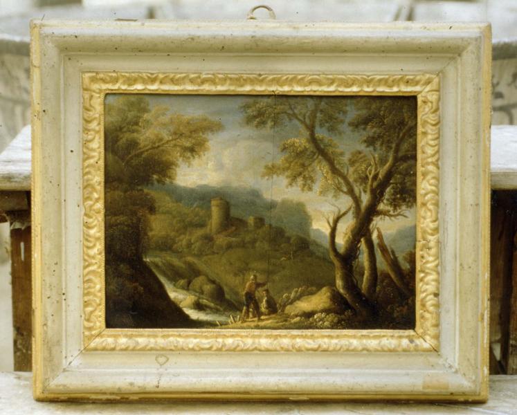 tableau, cadre : Paysage de montagne