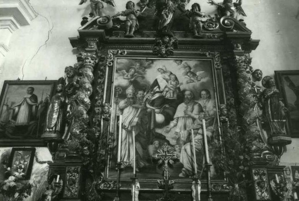 tableau : Vierge à l'Enfant entourée d'anges et de saints - © Ministère de la Culture (France), Médiathèque du patrimoine et de la photographie, diffusion RMN-GP