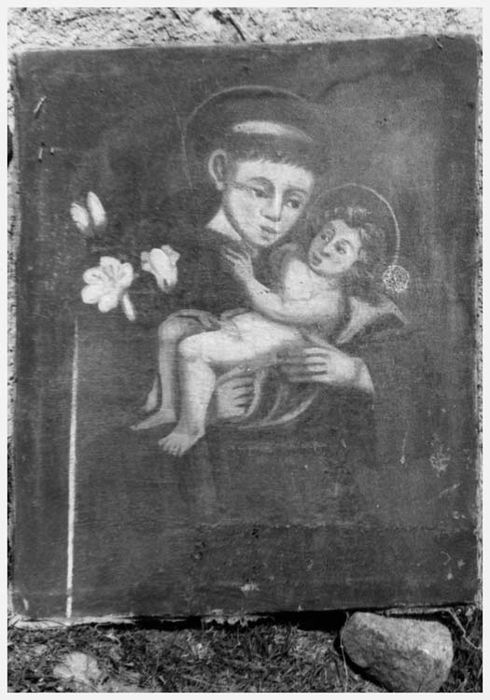 Tableau : Saint Antoine portant l'Enfant Jésus