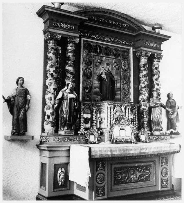 autel (maître-autel), retable et tabernacle