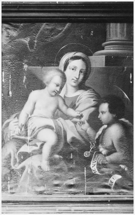 Tableau : Vierge à l'Enfant et saint Jean-Baptiste