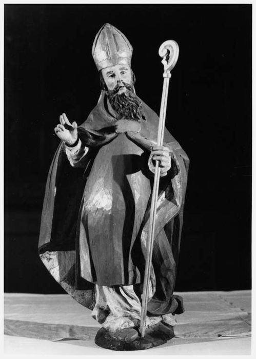 statue (statuette) : Saint évêque