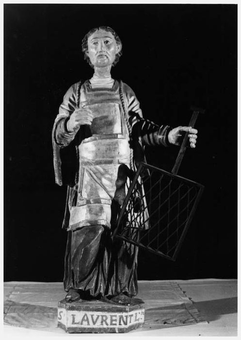 statue (statuette) : Saint Laurent