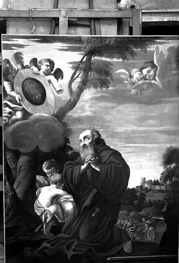 Saint François-de-Paule, peinture sur toile