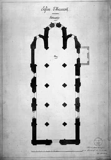 Plan d'ensemble (projet de restauration)