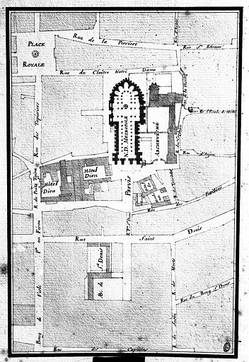 Plan général à l'époque du sacre de Charles X