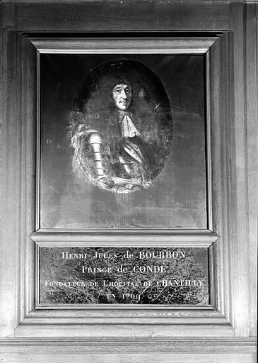 Peinture sur toile : Portrait de Henry-Jules de Bourbon Prince de Condé, fondateur de l'hôpital - © Ministère de la Culture (France), Médiathèque du patrimoine et de la photographie, diffusion RMN-GP