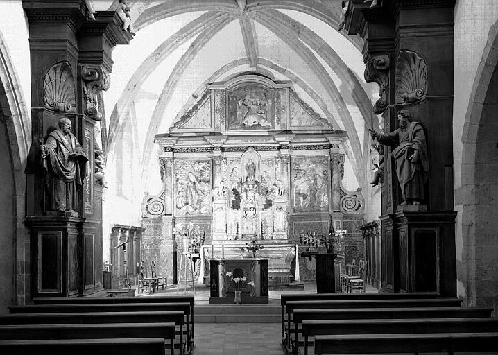 Vue intérieure du choeur