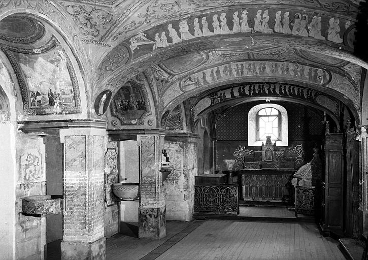 Vue intérieure du narthex