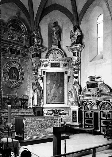 Retable du choeur, côté sud