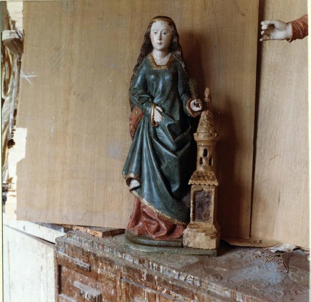 statuette : sainte Barbe - © Ministère de la Culture (France), Médiathèque du patrimoine et de la photographie, tous droits réservés
