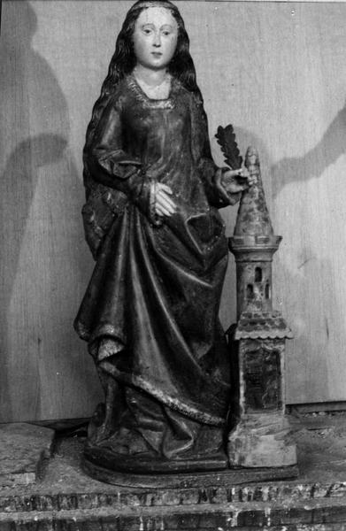 statuette : sainte Barbe - © Ministère de la Culture (France), Médiathèque du patrimoine et de la photographie, tous droits réservés